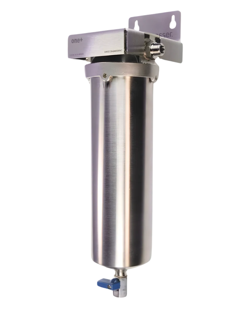 one+ Untertisch-Wasserfilter aus Edelstahl